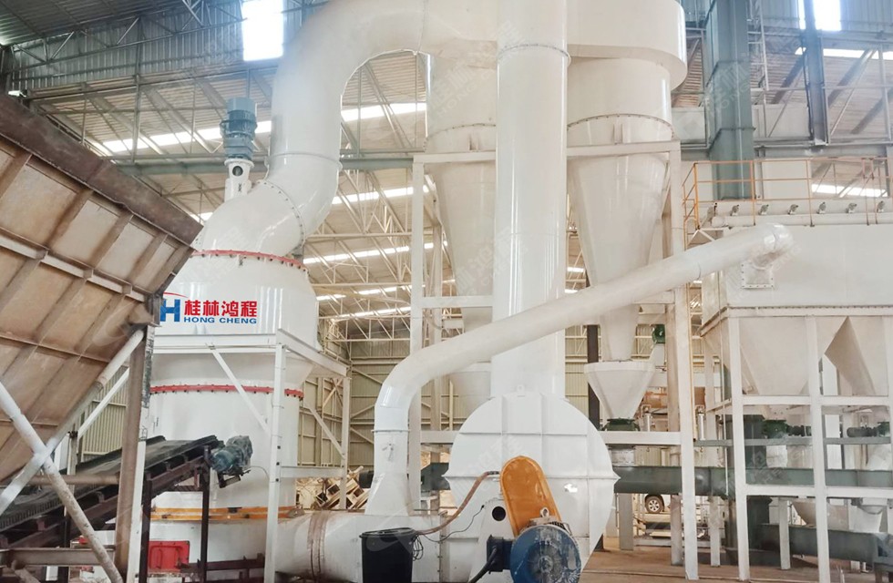 重晶石磨粉機1500目年產10萬噸生產線配置